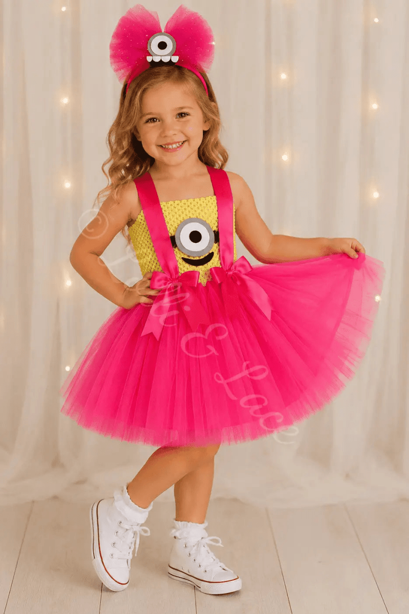 Minion Besties Tutu Dress & Headband Set