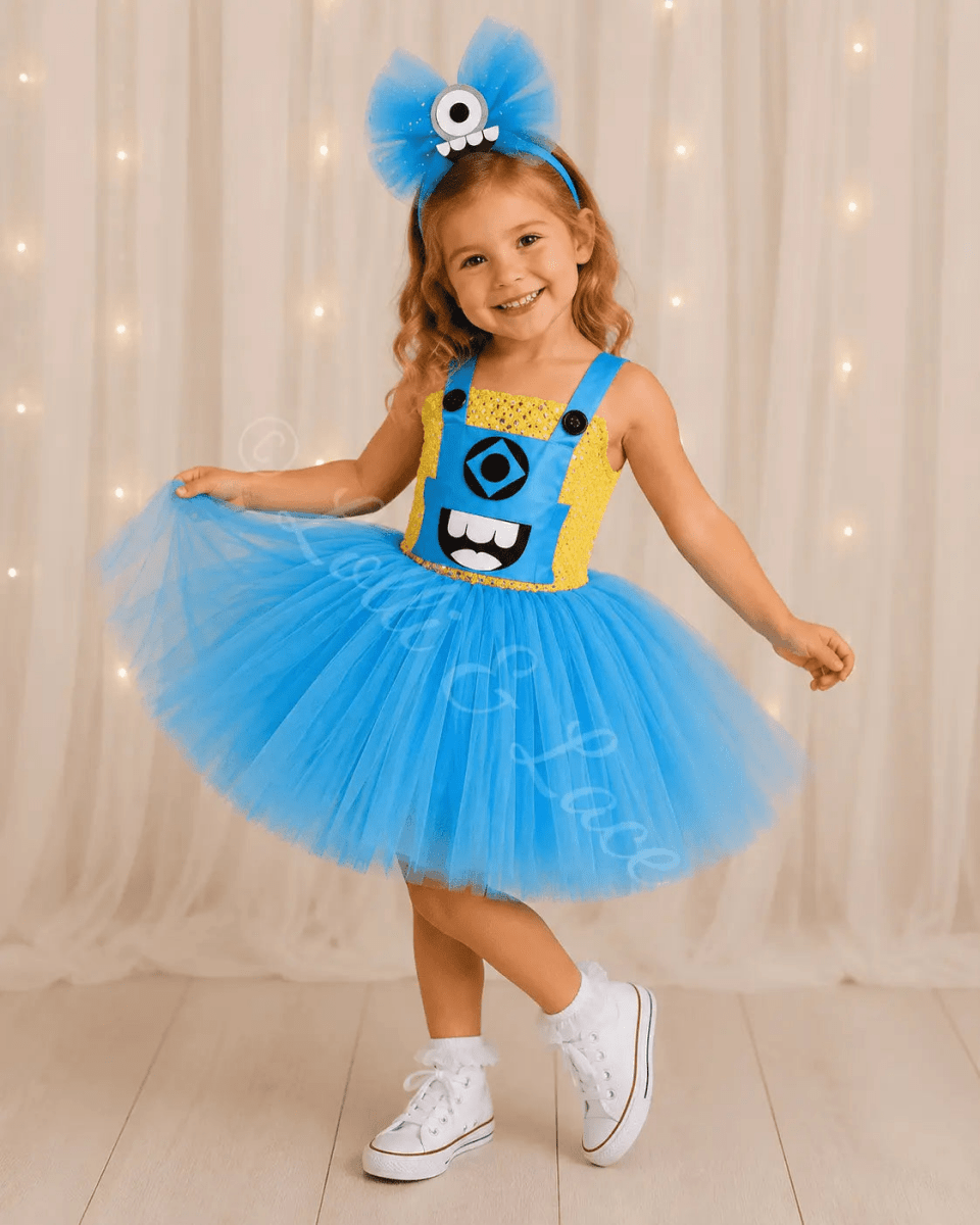 Minion Besties Tutu Dress & Headband Set