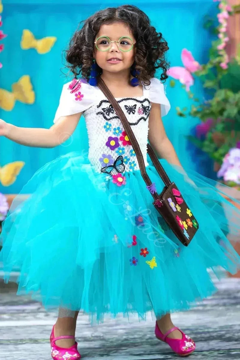Mirabel’s Butterfly Garden Tutu Dress