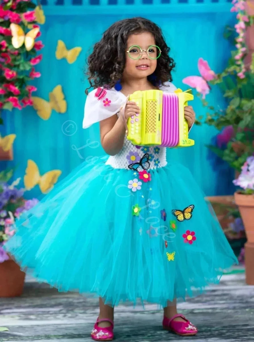 Mirabel’s Butterfly Garden Tutu Dress