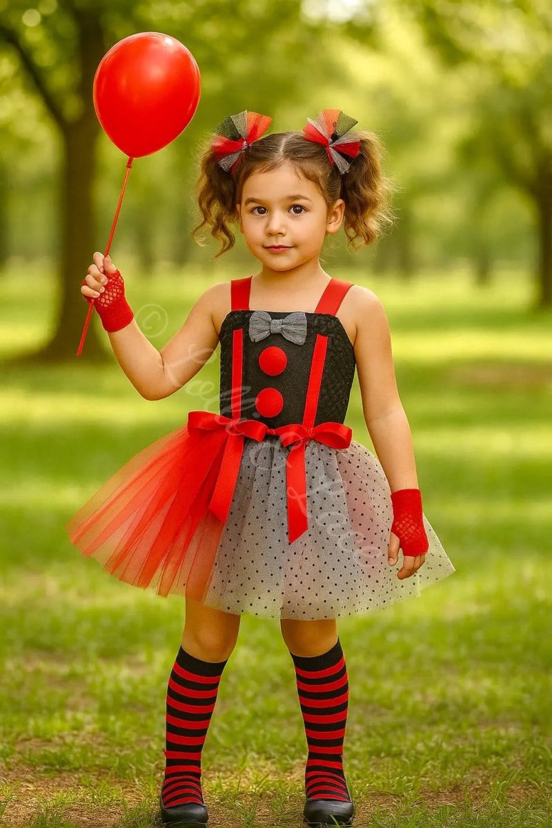 Pennywise's Spooky Circus Tutu Dress & Accessory Set