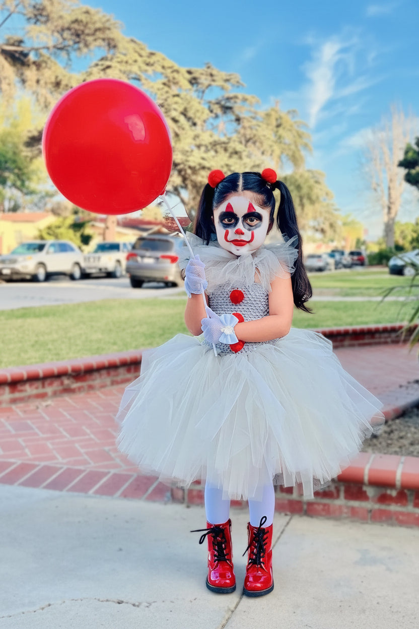Pennywise's Twisted Carnival Tutu Dress & Accessory Set