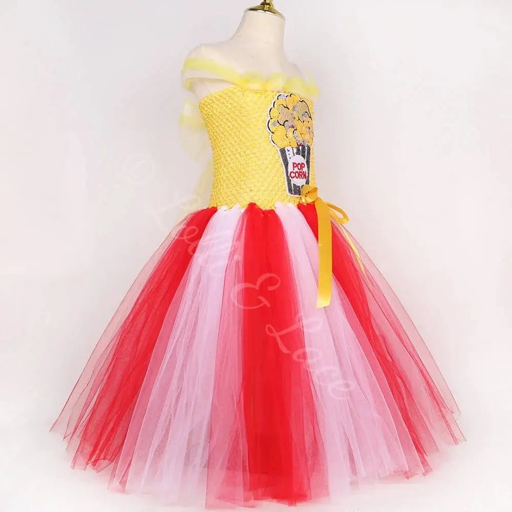 Poppin' Sweet Popcorn Princess Tutu Dress & Accessory Set