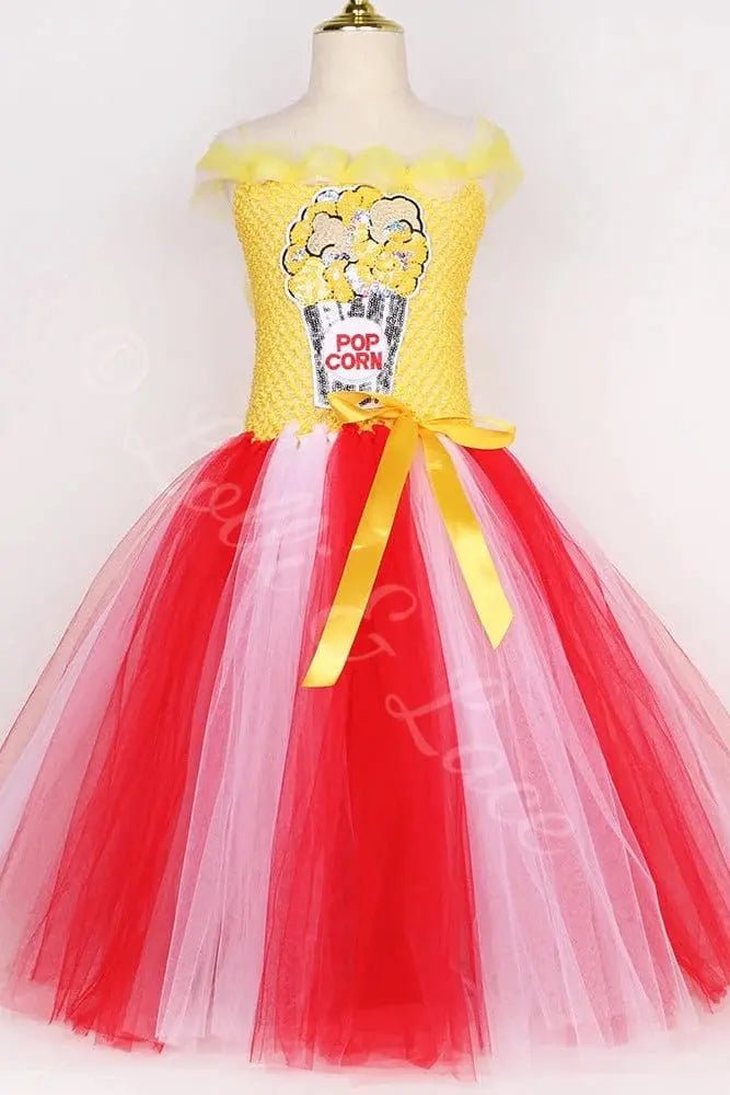 Poppin' Sweet Popcorn Princess Tutu Dress & Accessory Set