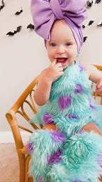 Sully's Monster Cuddles Baby Romper & Leg Warmer Set