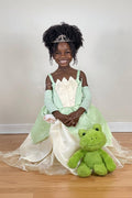 Princess Tiana Inspired Dress Costume with Arm Sleeves