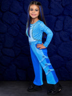 Rise of Red Chloe Inspired Costume for Girls – Blue Royal Cosplay Outfit