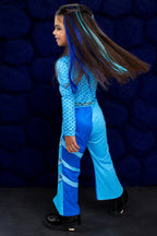 Rise of Red Chloe Inspired Costume for Girls – Blue Royal Cosplay Outfit