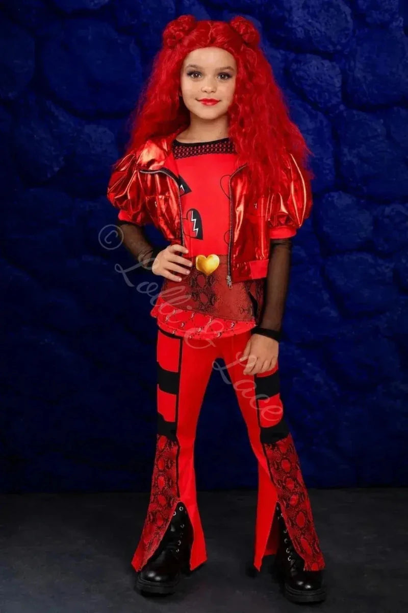 Rise of Red Princess Costume Dress & Wig Set | Descendants 4 Inspired