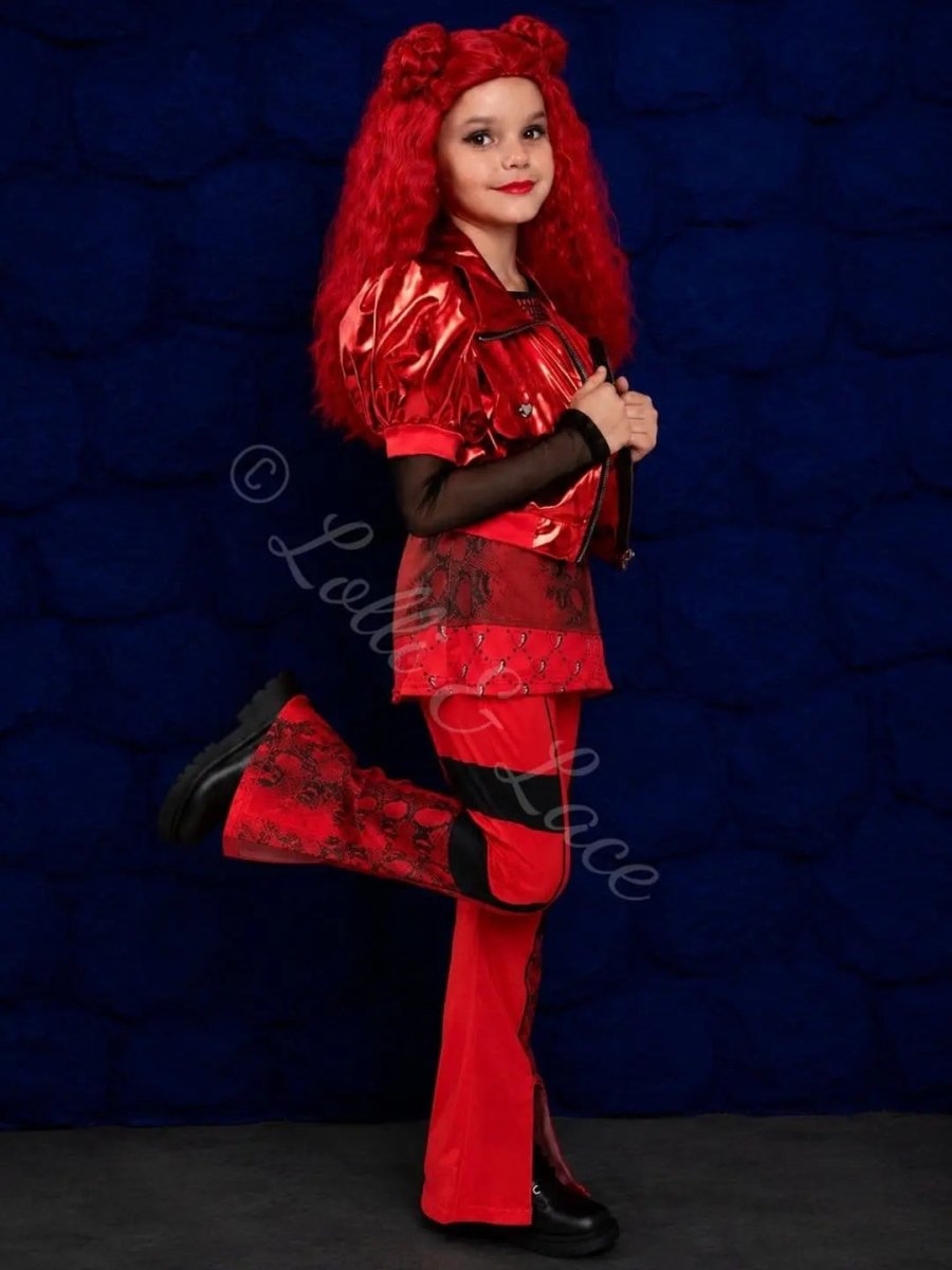 Rise of Red Princess Costume Dress & Wig Set | Descendants 4 Inspired