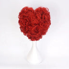 Royal Red Curly Costume Wig