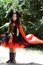 Scarlet Seas Pirate Princess Dress Set for Girls