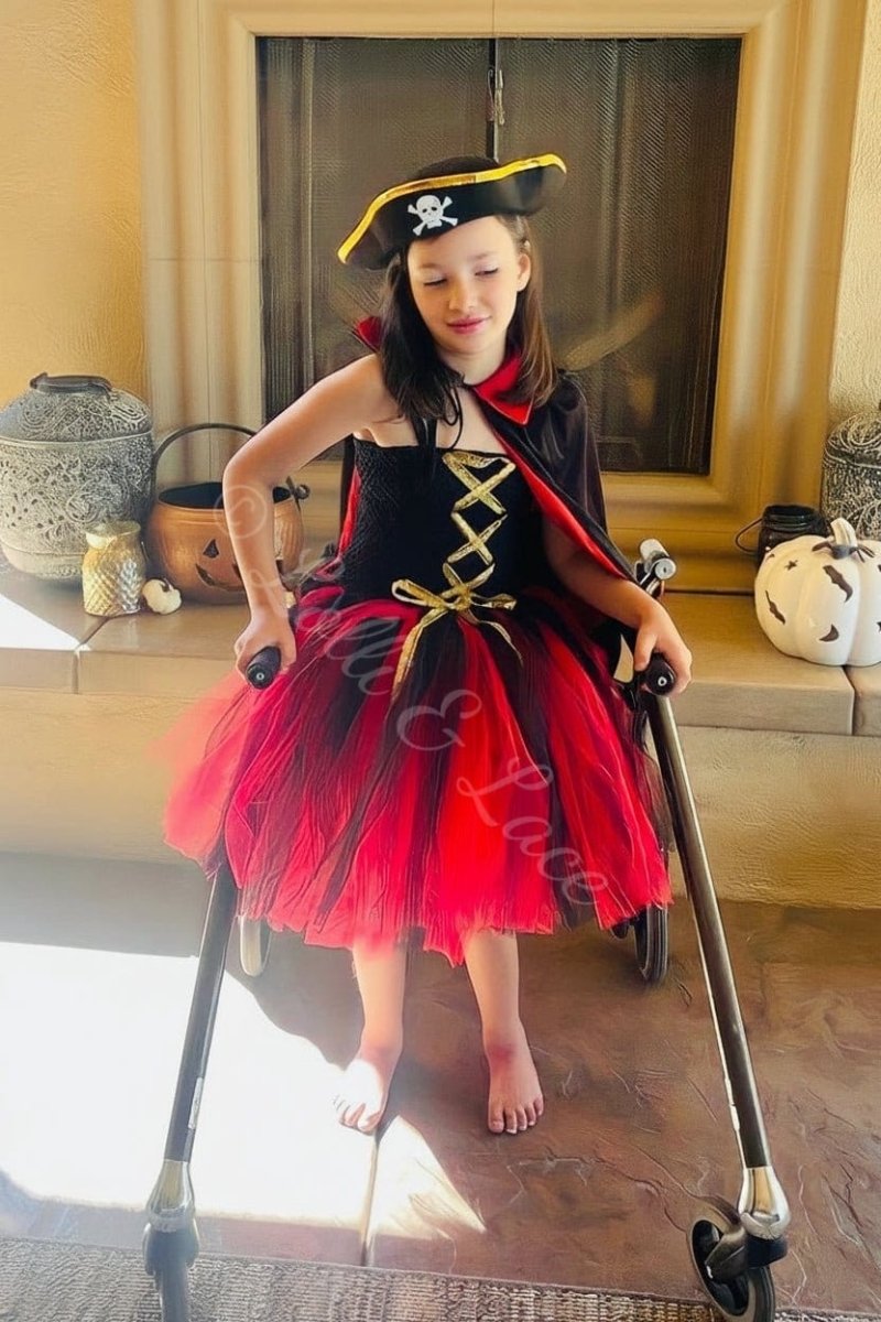 Scarlet Seas Pirate Princess Dress Set for Girls