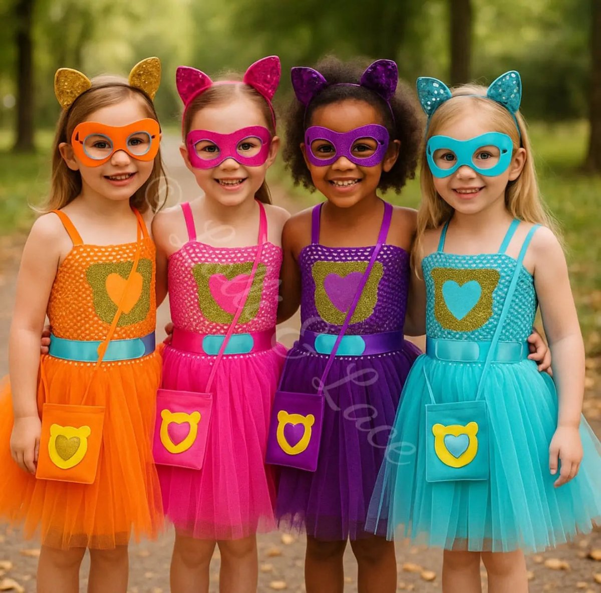 Super Kitties Hero Squad Tutu Dress & Accessory Set