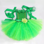 Tinker Bell's Enchanted Fairy Tutu Dress, Wings, Flower Headband & Magic Wand Set for Girls